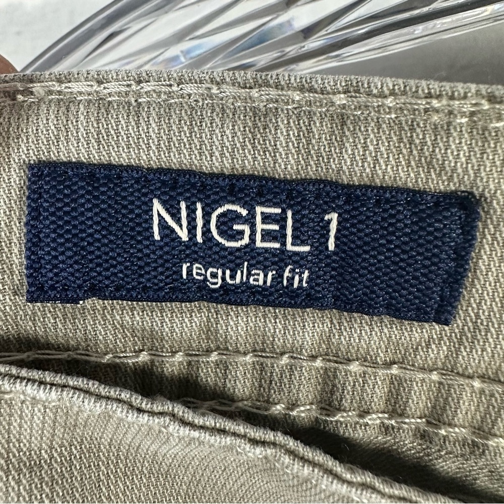 Atelier Gardeur Nigel 1 Regular Fit Men’s Chino Pants 34x32 Gray Beige - Picture 4 of 12